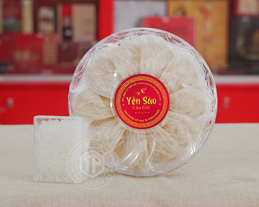 Yến sào Cần Giờ làm sạch loại 1 hộp 100g Yến sào Cần Giờ làm sạch loại 1 hộp 100g