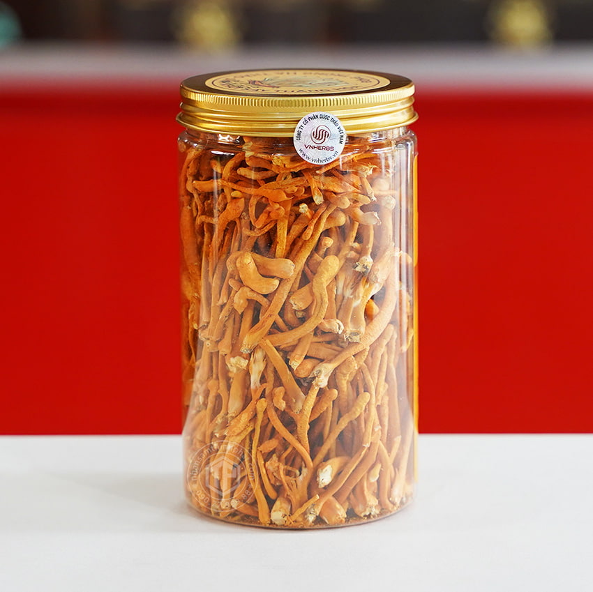 Nấm đông trùng hạ thảo sợi khô lọ 50g Nấm đông trùng hạ thảo sợi khô lọ 50g