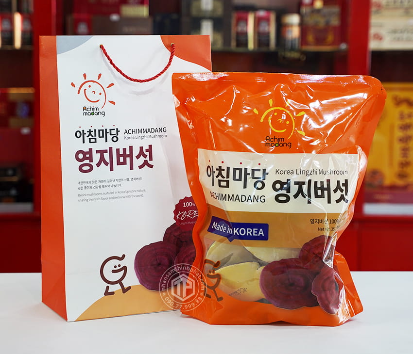 Nấm linh chi đỏ Hàn Quốc loại 1 kg 4-5 tai Nấm linh chi đỏ Hàn Quốc loại 1 kg 4-5 tai
