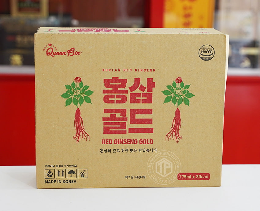 Nước hồng sâm Bio Hàn Quốc thùng 30 lon Nước hồng sâm Bio Hàn Quốc thùng 30 lon
