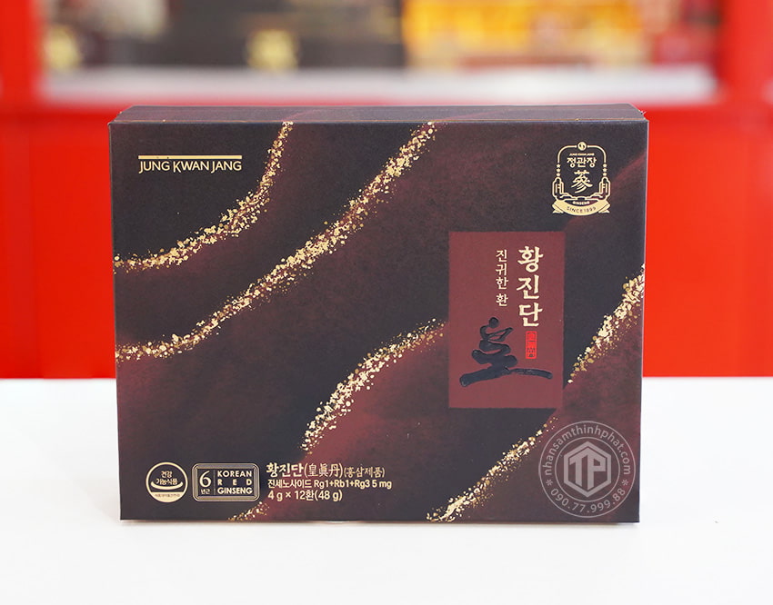 Hồng sâm linh đan KGC Hwangjidan Jung Kwan Jang 12 viên Hồng sâm linh đan KGC Hwangjidan Jung Kwan Jang 12 viên