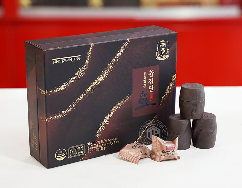Hồng sâm linh đan KGC Hwangjidan Jung Kwan Jang 12 viên Hồng sâm linh đan KGC Hwangjidan Jung Kwan Jang 12 viên