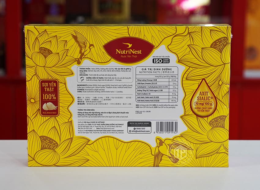 Yến chưng sẳn hộp 6 lọ Gold Bird Silver