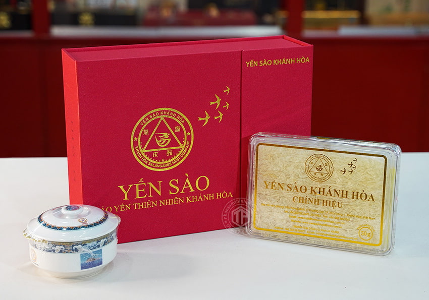 Tổ Yến Sào Khánh Hòa yến đảo hộp quà tặng 50g - 015G Tổ Yến Sào Khánh Hòa yến đảo hộp quà tặng 50g - 015G