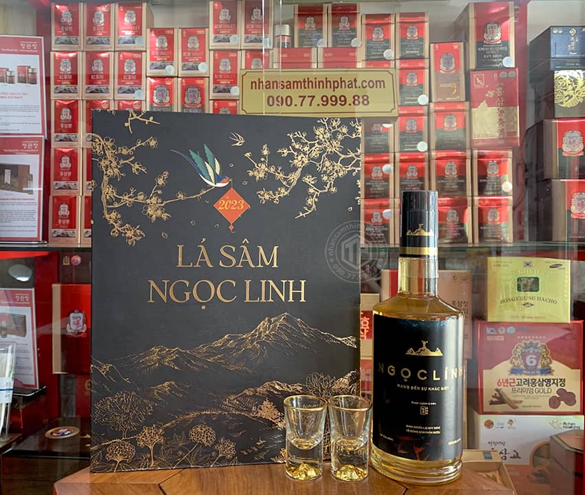 Rượu lá sâm ngọc linh Rượu lá sâm ngọc linh