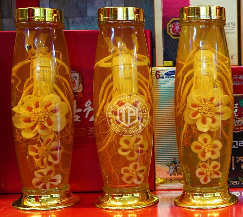 Bình ngâm nhân sâm Hàn Quốc Phúc Lộc Thọ 3 bình x 3.5 lít Bình ngâm nhân sâm Hàn Quốc Phúc Lộc Thọ 3 bình x 3.5 lít