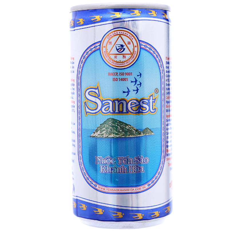 Nước Yến Sanest không đường thùng 30 lon Nước Yến Sanest không đường thùng 30 lon