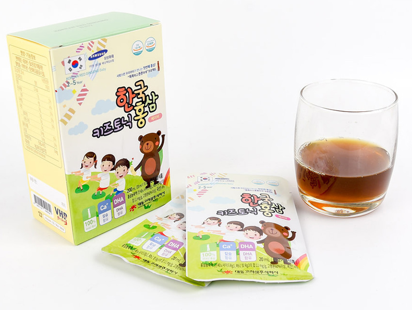 Nước hồng sâm Baby Daedong cho trẻ em 2 - 5 tuổi hộp 30 gói x 20ml Nước hồng sâm Baby Daedong cho trẻ em 2 - 5 tuổi hộp 30 gói x 20ml