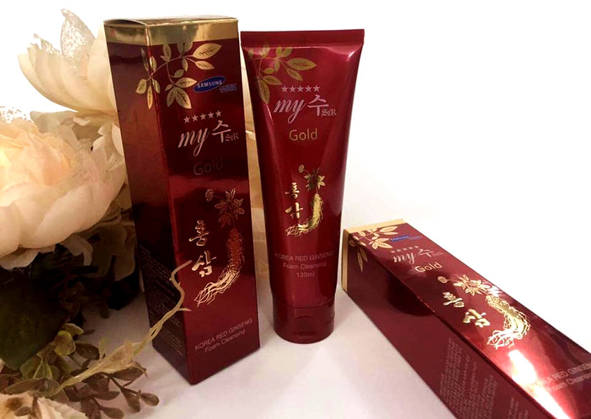 Sữa rửa mặt sâm đỏ My Gold Hàn Quốc Sữa rửa mặt sâm đỏ My Gold Hàn Quốc